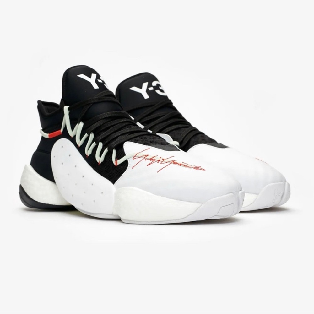 Yohji Yamamoto Y-3 Black White Red Sneakers